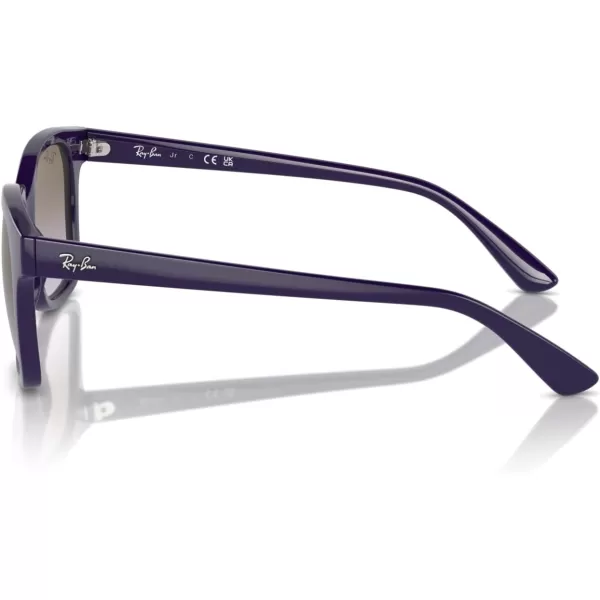 imageRayBan Kids RJ9071S Square SunglassesVioletLilac Gradient Light Grey