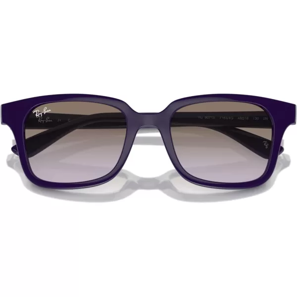imageRayBan Kids RJ9071S Square SunglassesVioletLilac Gradient Light Grey