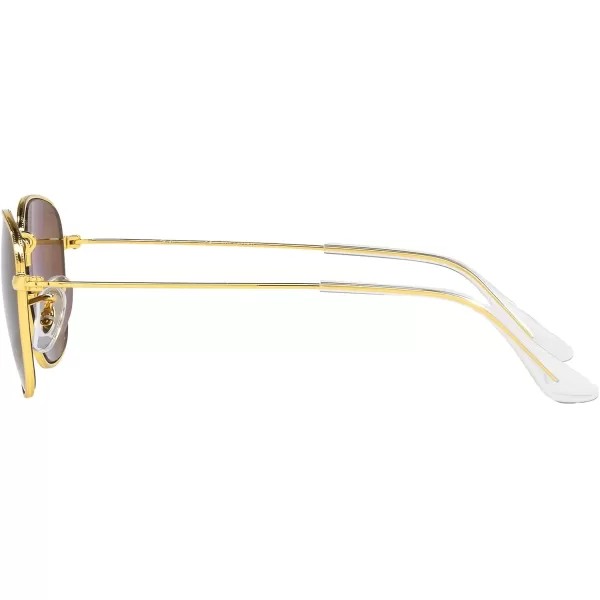 imageRayBan Kids RJ9557S Square SunglassesLegend GoldPurple Polarized