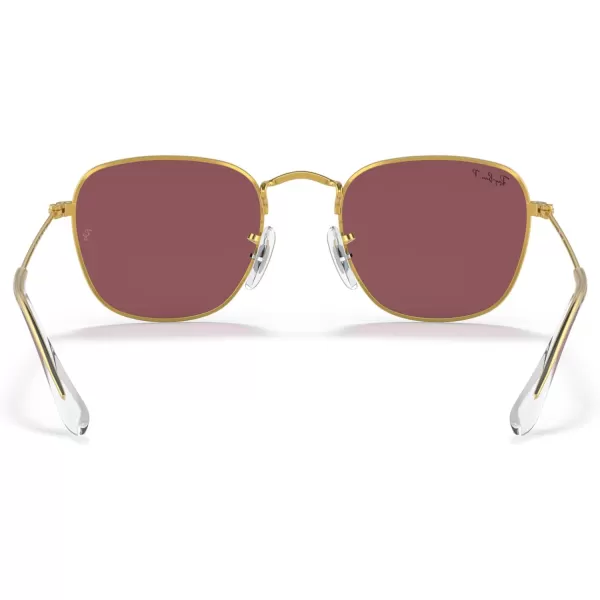 imageRayBan Kids RJ9557S Square SunglassesLegend GoldPurple Polarized