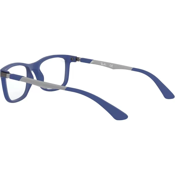 imageRayBan Kids Ry1549 Square Prescription Eyeglass FramesMatte BlueDemo Lens