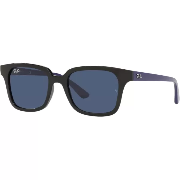 imageRayBan Rj9071s Square SunglassesBlackDark Blue