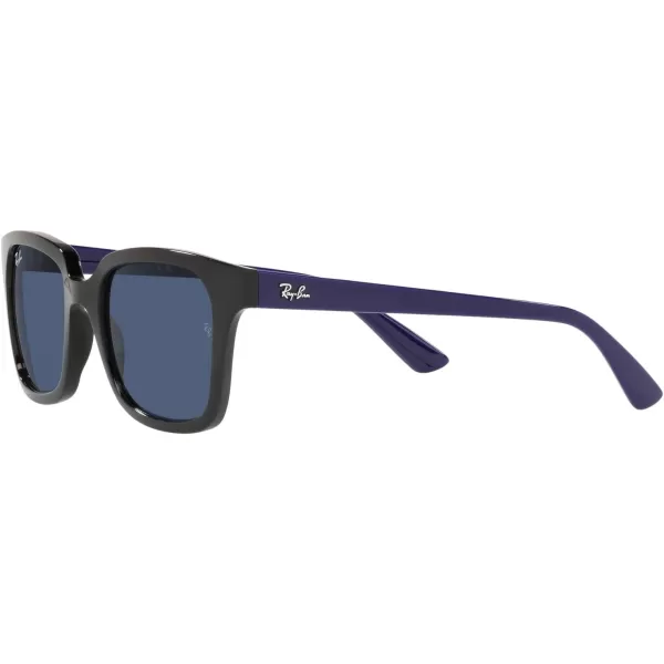 imageRayBan Rj9071s Square SunglassesBlackDark Blue