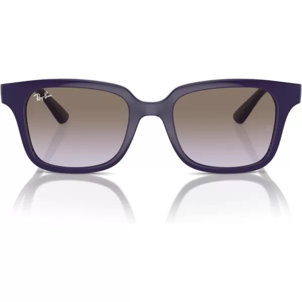 imageRayBan Kids RJ9071S Square SunglassesVioletLilac Gradient Light Grey