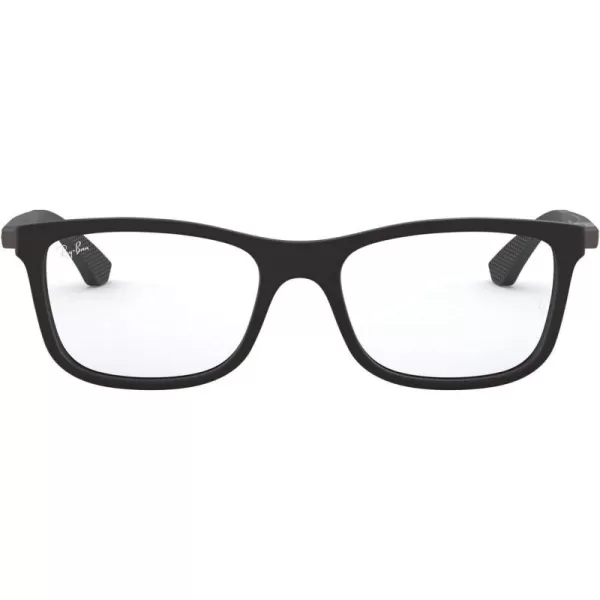 imageRayBan Kids Ry1549 Square Prescription Eyeglass FramesMatte BlackDemo Lens