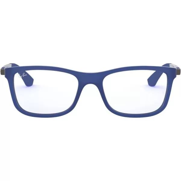 imageRayBan Kids Ry1549 Square Prescription Eyeglass FramesMatte BlueDemo Lens