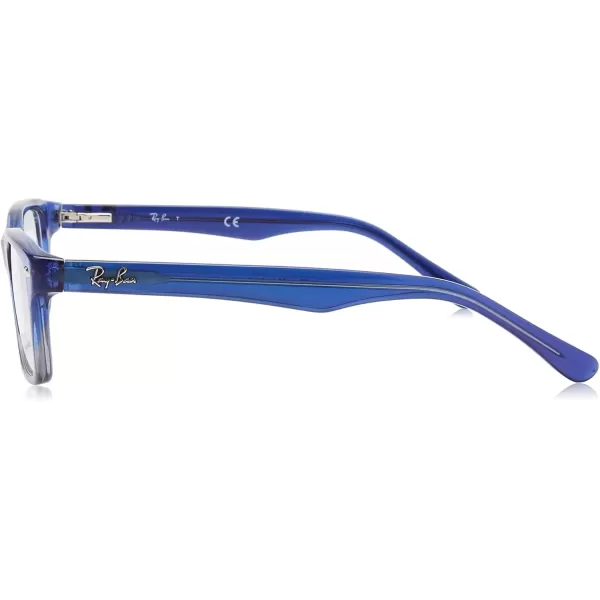 imageRayBan Ry1531 Square Prescription Eyewear FramesBlue Gradient Iridescent GreyDemo Lens