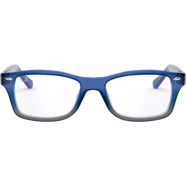 imageRayBan Ry1531 Square Prescription Eyewear FramesBlue Gradient Iridescent GreyDemo Lens