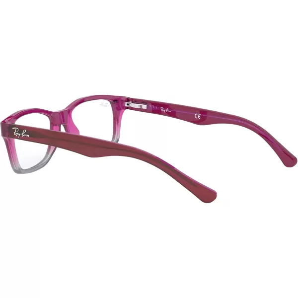 imageRayBan Ry1531 Square Prescription Eyewear FramesFuchsia Gradient IridescentDemo Lens