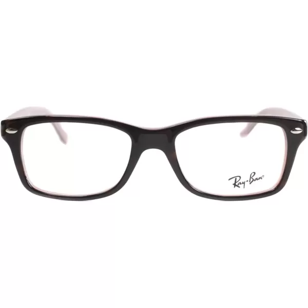 imageRayBan Ry1531 Square Prescription Eyewear FramesHavana on Opal PinkDemo Lens