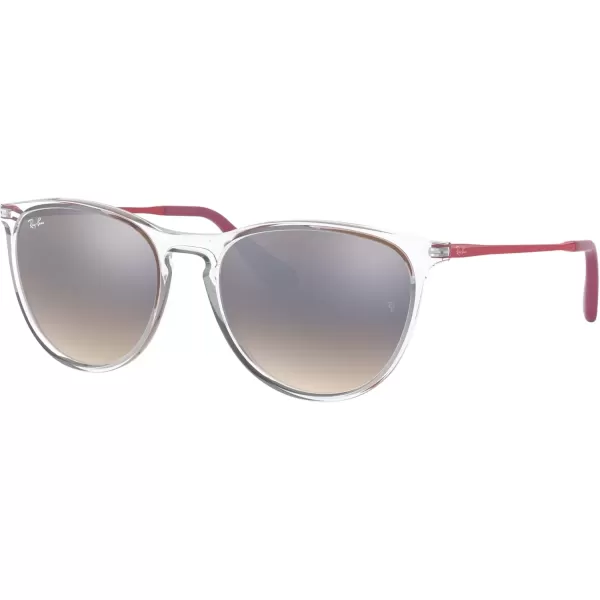 imageRayBan Child Sunglasses Havana Frame Brown Lenses 50MMTransparentBrown Gradient Mirrored Silver