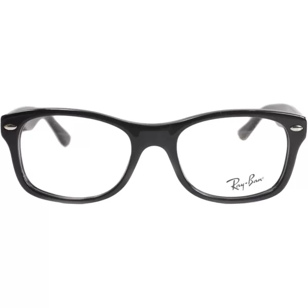 imageRayBan Kids Ry1528 Square Prescription Eyeglass FramesBlackDemo Lens