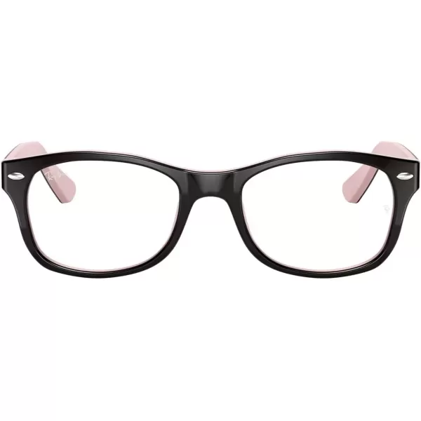 imageRayBan Kids Ry1528 Square Prescription Eyeglass FramesHavana on Opal PinkDemo Lens