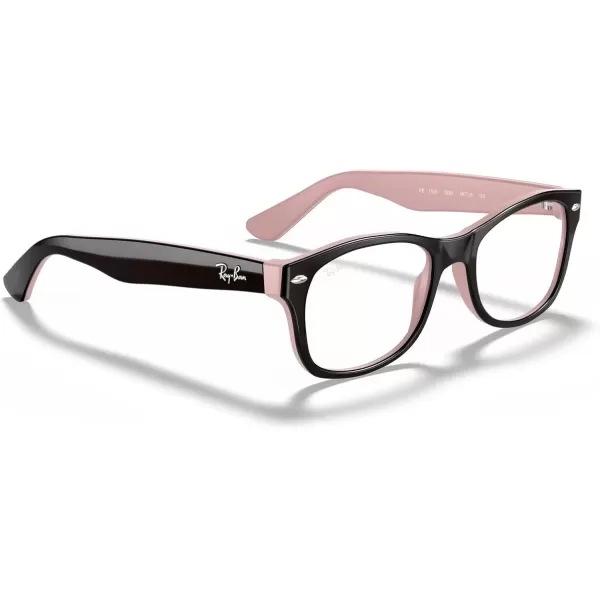 imageRayBan Kids Ry1528 Square Prescription Eyeglass FramesHavana on Opal PinkDemo Lens