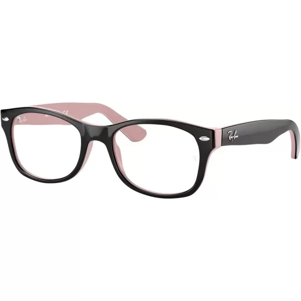 imageRayBan Kids Ry1528 Square Prescription Eyeglass FramesHavana on Opal PinkDemo Lens