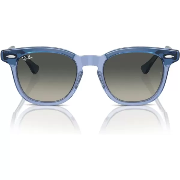 imageRayBan Rj9098s Square SunglassesTop Violet on Transparent VioletGrey Gradient