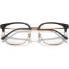 imageRayBan Rx7216 New Clubmaster Square Prescription Eyewear FramesDark Grey on Rose GoldDemo Lens