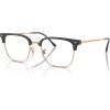 imageRayBan Rx7216 New Clubmaster Square Prescription Eyewear FramesDark Grey on Rose GoldDemo Lens