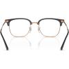 imageRayBan Rx7216 New Clubmaster Square Prescription Eyewear FramesDark Grey on Rose GoldDemo Lens