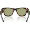 imageRayBan RB0840s Mega Wayfarer Square SunglassesHavanaBottle Green