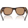 imageRayBan RB0840s Mega Wayfarer Square SunglassesHavanaBrown