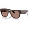 imageRayBan RB0840s Mega Wayfarer Square SunglassesHavanaLight Violet