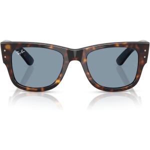 imageRayBan RB0840s Mega Wayfarer Square SunglassesHavanaBlue