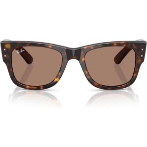 imageRayBan RB0840s Mega Wayfarer Square SunglassesHavanaLight Violet