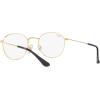 imageRayBan Kids Ry9572v Rob Round Prescription Eyewear FramesBlack on GoldDemo Lens