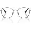imageRayBan Kids Ry9572v Rob Round Prescription Eyewear FramesBlack on SilverDemo Lens