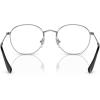 imageRayBan Kids Ry9572v Rob Round Prescription Eyewear FramesBlack on SilverDemo Lens