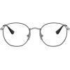 imageRayBan Kids Ry9572v Rob Round Prescription Eyewear FramesBlack on SilverDemo Lens