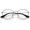 imageRayBan Kids Ry9572v Rob Round Prescription Eyewear FramesBlack on SilverDemo Lens