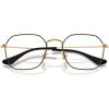 imageRayBan Ry9594v Jim Square Prescription Eyewear FramesBlack on GoldDemo Lens