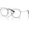 imageRayBan Ry9594v Jim Square Prescription Eyewear FramesBlack on SilverDemo Lens