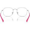 imageRayBan Ry9594v Jim Square Prescription Eyewear FramesSilverPinkDemo Lens