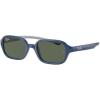 Blue on Rubber Grey/Dark Green