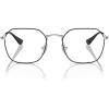 imageRayBan Ry9594v Jim Square Prescription Eyewear FramesBlack on SilverDemo Lens