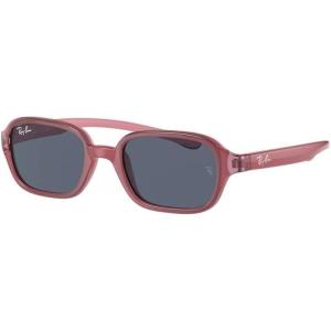 imageRayBan Kids RJ9074S Rectangular SunglassesFuchsia on Rubber PinkDark Grey