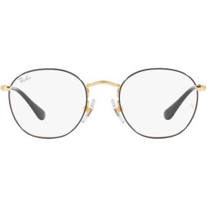 imageRayBan Kids Ry9572v Rob Round Prescription Eyewear FramesBlack on GoldDemo Lens