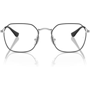 imageRayBan Ry9594v Jim Square Prescription Eyewear FramesBlack on SilverDemo Lens