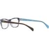 imageRayBan Womens Rx5298 Butterfly Prescription Eyeglass FramesHavana on Transparent AzureDemo Lens