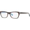 imageRayBan Womens Rx5298 Butterfly Prescription Eyeglass FramesHavana on Transparent AzureDemo Lens