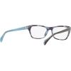 imageRayBan Womens Rx5298 Butterfly Prescription Eyeglass FramesHavana on Transparent AzureDemo Lens