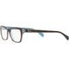 imageRayBan Womens Rx5298 Butterfly Prescription Eyeglass FramesHavana on Transparent AzureDemo Lens