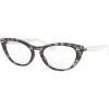 imageRayBan Womens Rx4314v Nina Cat Eye Prescription Eyeglass FramesGrey HavanaDemo Lens