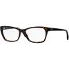 imageRayBan Womens Rx5298 Butterfly Prescription Eyeglass Frames Dark HavanaDemo Lens 53 mm