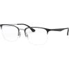 imageRayBan Womens Rx6433 Rectangular Prescription Eyeglass Frames