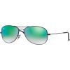 imageRayBan RB3362 Cockpit Aviator SunglassesShiny BlackGreen Gradient Mirror