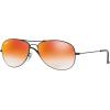 imageRayBan RB3362 Cockpit Aviator SunglassesShiny BlackOrange Gradient Mirror